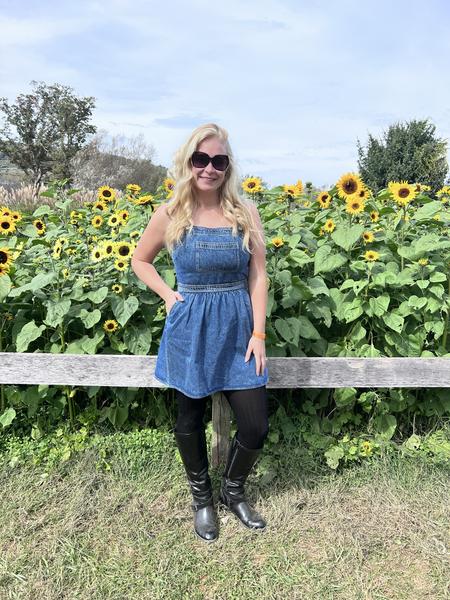 AE Denim Overall Mini Dress | American Eagle