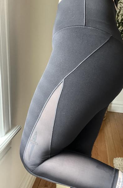 OFFLINE by Aerie Marled Gray Leggings Size S - 56% off