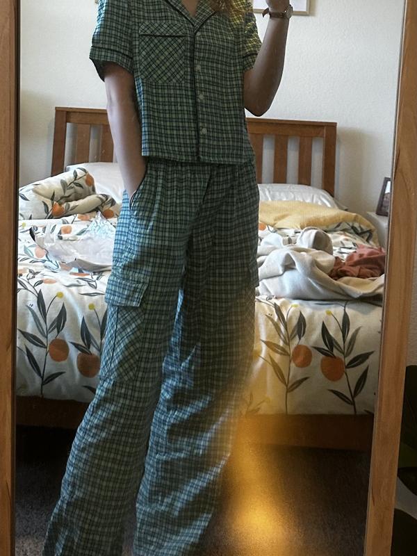 Aerie Cindy Lou Who Flannel Pajama Shirt