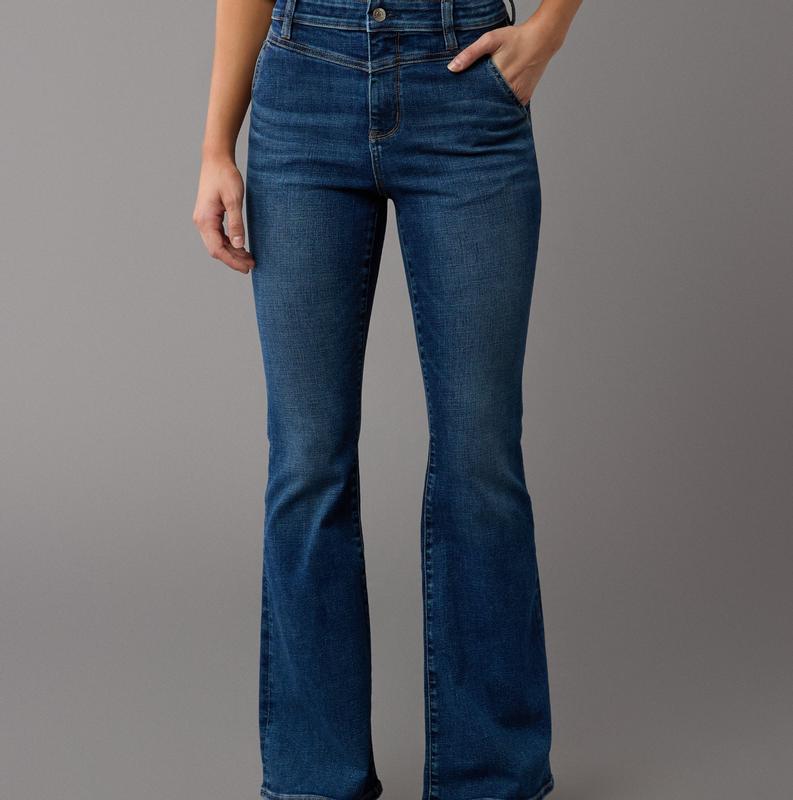 AE Next Level Super High-Waisted Flare Jean