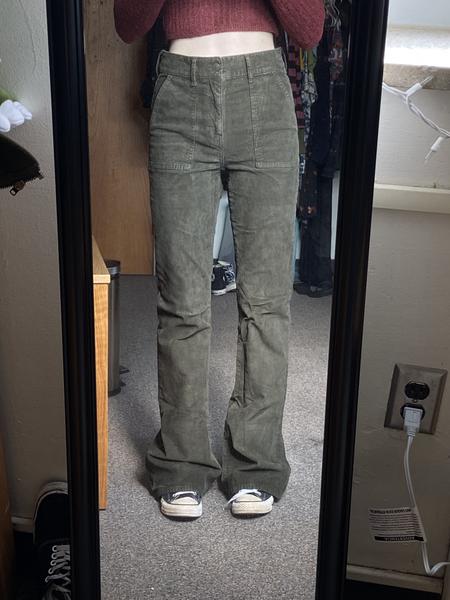 AE Corduroy Super High-Waisted Flare Pant