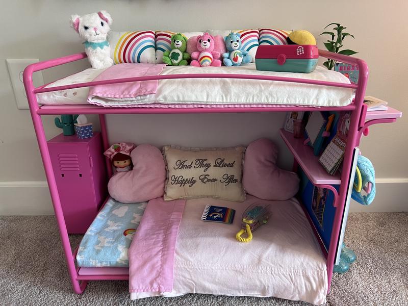 American girl doll bunk bed with desk clearance