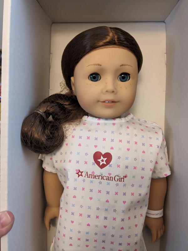 American girl best sale doll hospital gown