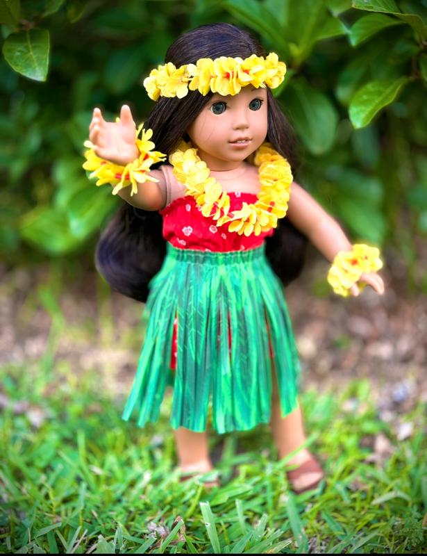 Nanea s Hula Outfit for 18 inch Dolls American Girl