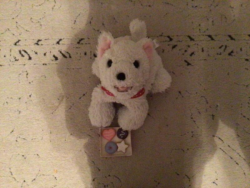 American Girl Doll Pet Dog Plush Coconut White Westie 5 Tall