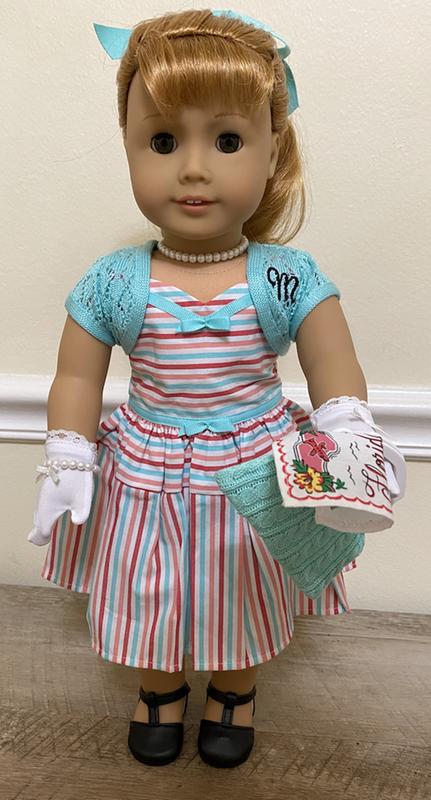 American Girl 2024 Maryellen Doll ACCESSORIES PURSE CLUTCH PEARL NECKLACE BRACELET