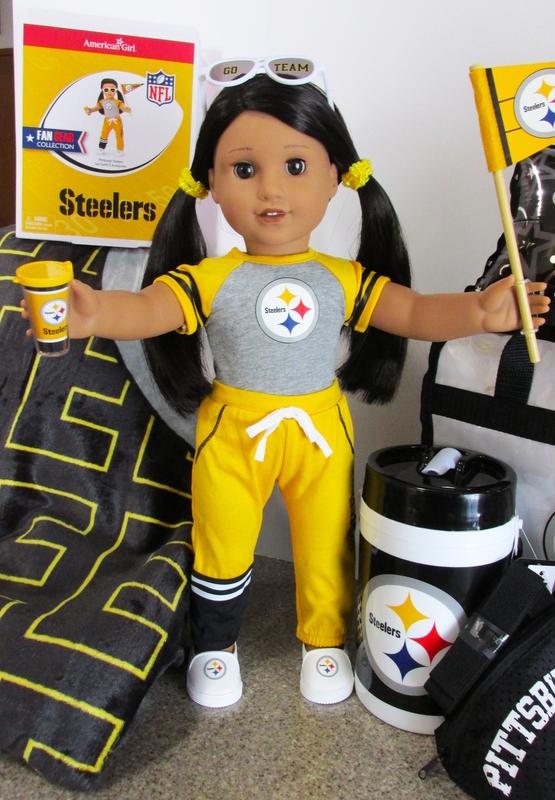 NFL Pittsburgh Steelers Fan Gear for Dolls