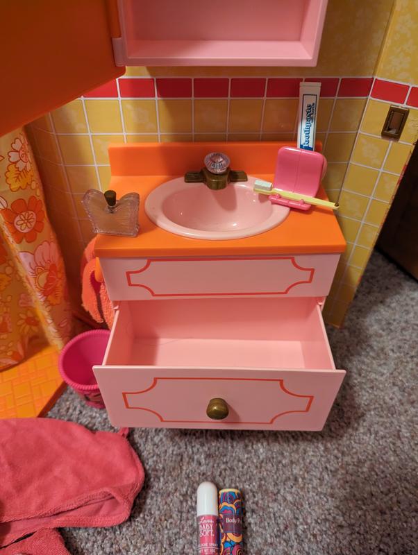 American girl doll bathroom sales sets