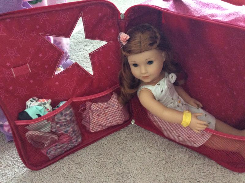 american girl sparkle doll tote