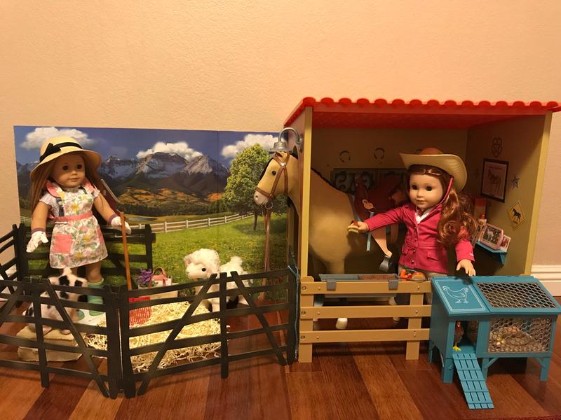 American Girl Horse and Stable