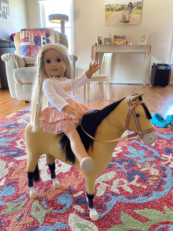 American girl doll and shop horse