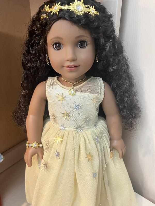 American Girl 2025 Glimmering Gold Holiday Collector Doll