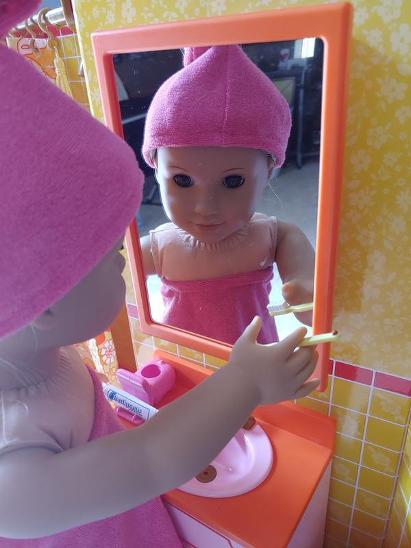 American girl doll store bathroom