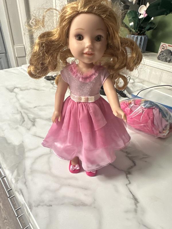 wellie wisher princess dress Tutu Cute Story Book Dress-up Costume Dress 14.5" Doll Clothes Pattern