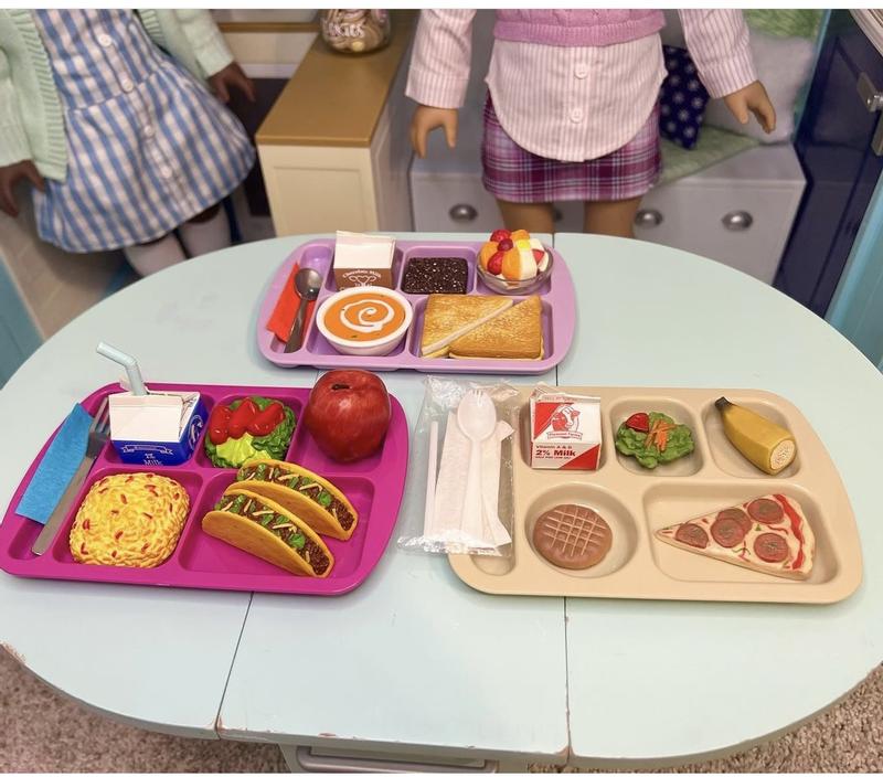 American girl doll lunch set on sale