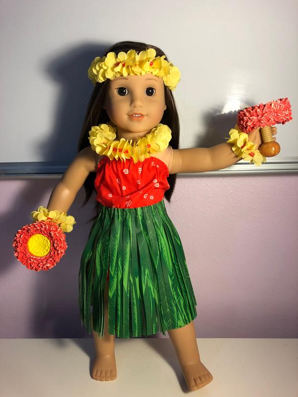 American girl store hula outfit