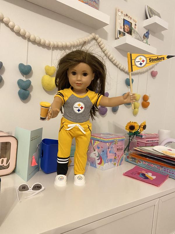 NFL Pittsburgh Steelers Fan Gear for Dolls American Girl