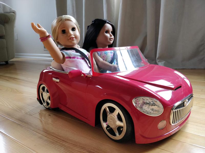 American girl hot sale doll car