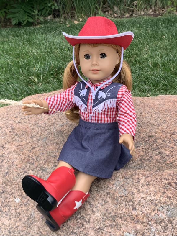 Maryellen s Cowgirl Halloween Costume for 18 inch Dolls American Girl