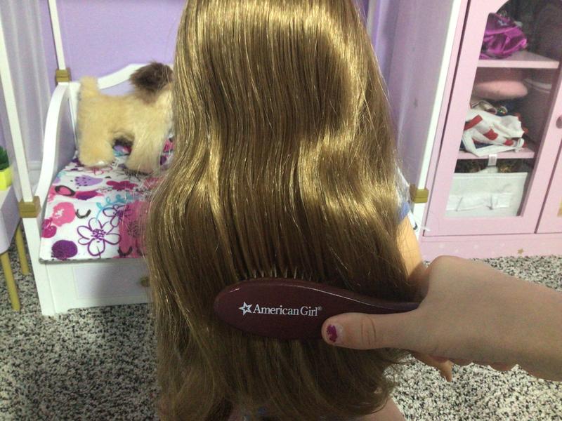 American Girl Doll Hairbrush (straight/wavy)  American girl doll, American  girl, Doll hair