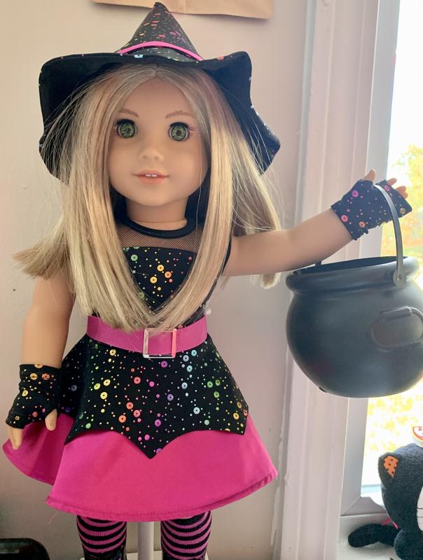 American girl best sale doll witch costume