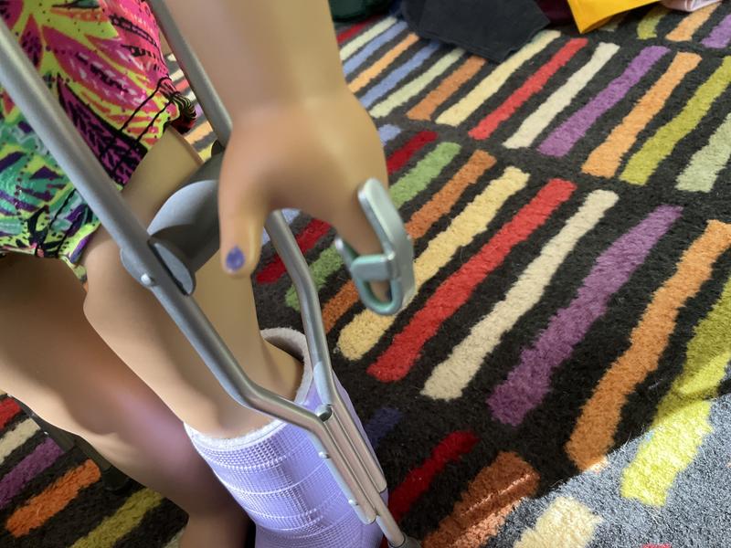 American girl doll cast and crutches clearance