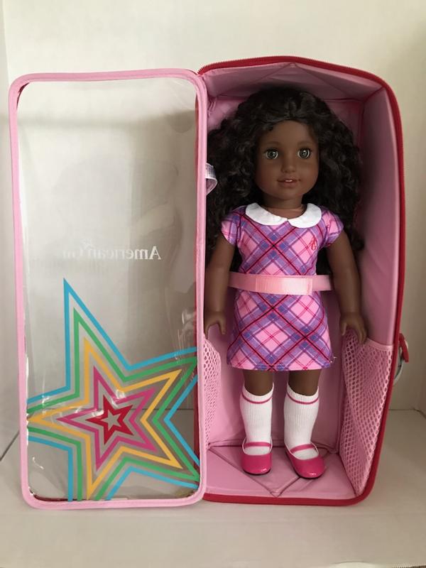 My Life As 19.50 Backpack Doll Carrier for a size 18 inch Doll, Pink and  Blue 