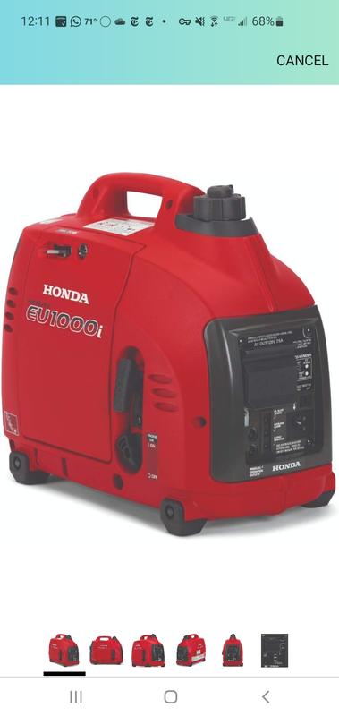 Honda EU1000i Super Quiet Inverter Generator | Honda Generators