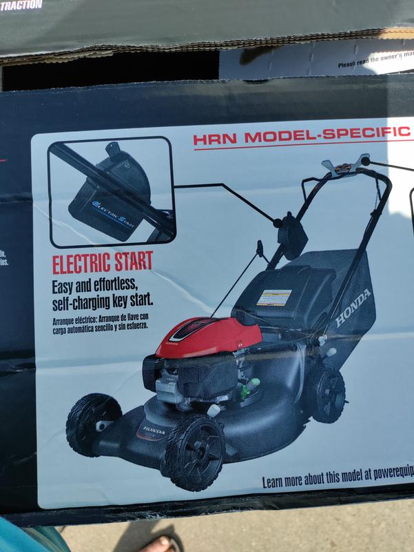 Honda push mower with electric online start