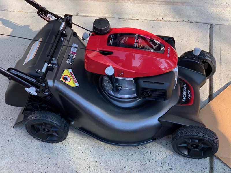 Honda lawn discount mower leaving strips