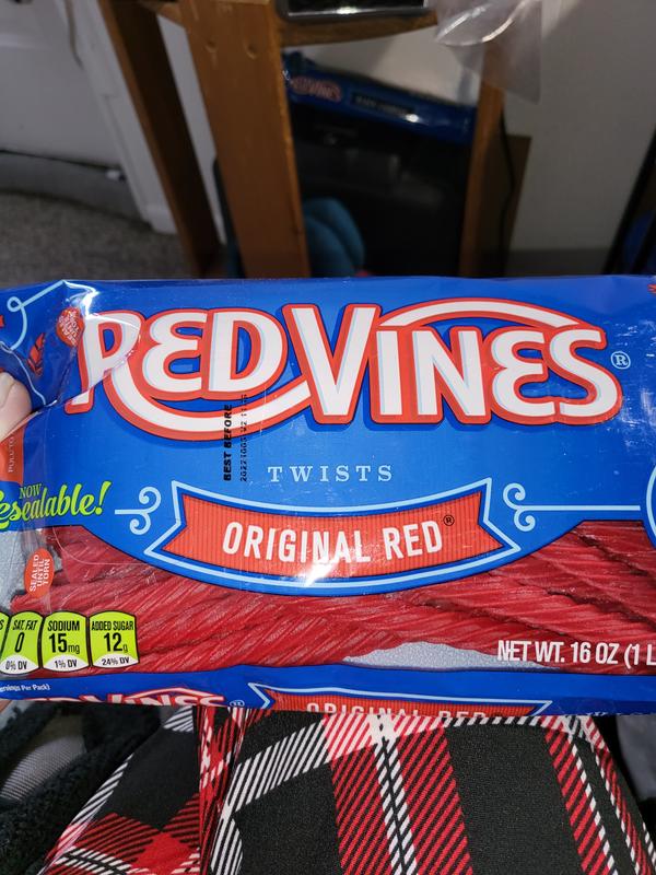 RED VINES Original Red Jumbo Twists, 8oz Bag