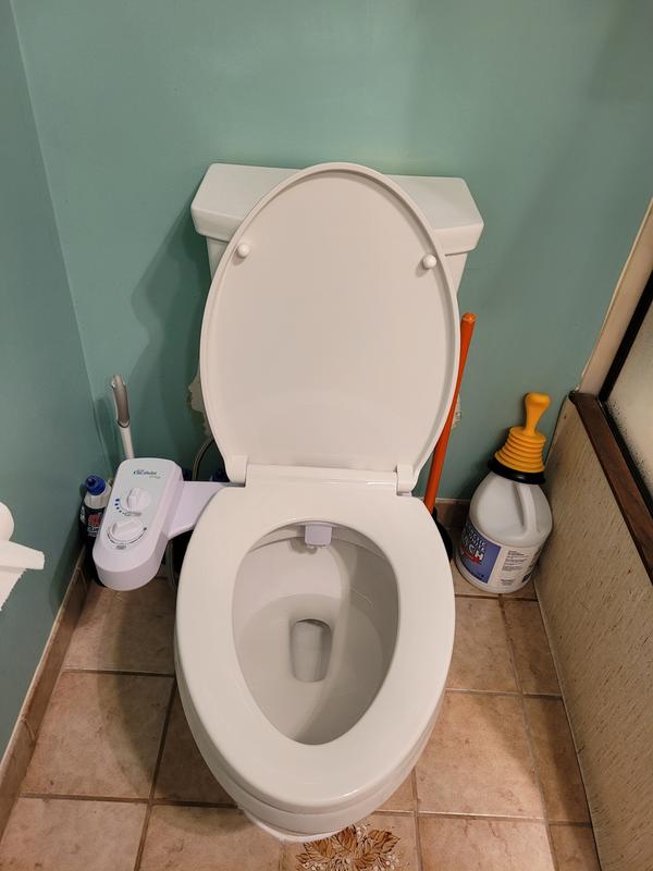 American Standard Siège de toilette allongé à devant fermé Optum