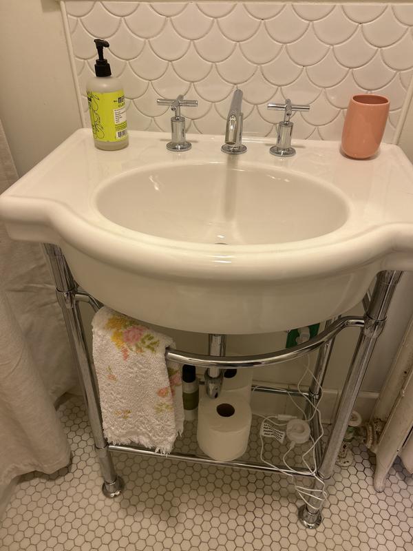 American Standard Reminiscence Bone Complete Pedestal Sink at
