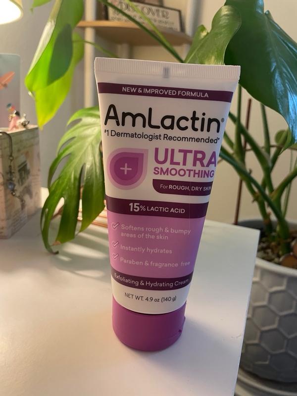 AmLactin Ultra Smoothing Intensely Hydrating Cream with 15% Lactic Acid  works so great! Skin is less bumpy, less red, and hydrated! So h