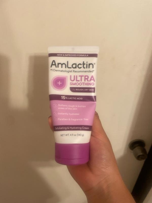 AmLactin Ultra Smoothing Intensely Hydrating Cream with 15% Lactic Acid  works so great! Skin is less bumpy, less red, and hydrated! So h