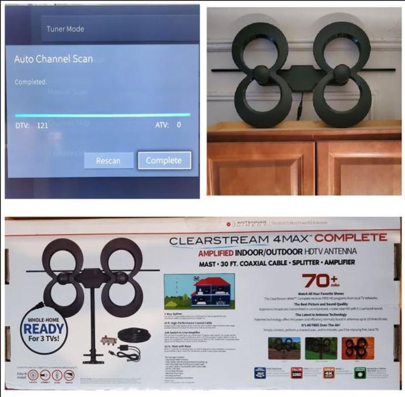 ClearStream 4MAX UHF VHF Indoor Outdoor HDTV Antenna