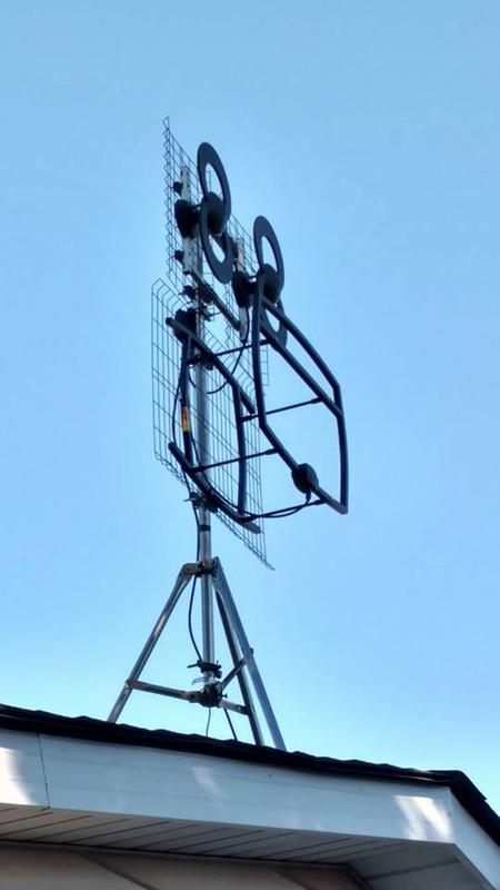 Chicago pointing antenna setup