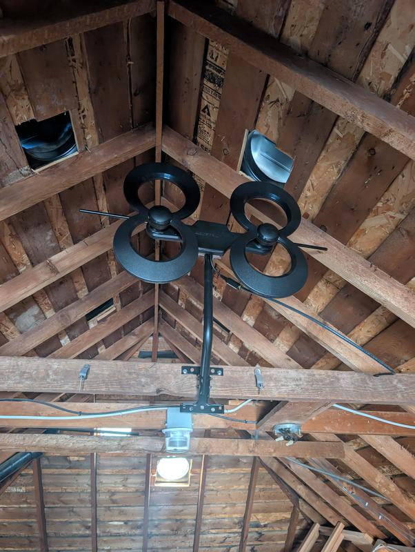 Newly installed ClearStream 4Max Ultra Long Range Outdoor TV Antenna