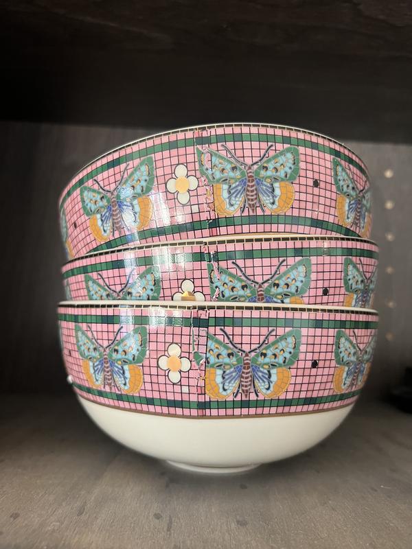 The Bistro Tile Stoneware Cereal Bowl: Garden Edition The Bistro Tile Stoneware Cereal Bowl: Garden Edition