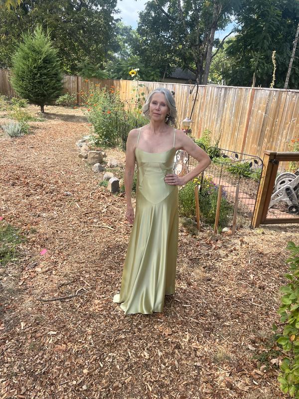 mare mare emmy satin corset maxi dress Emmy Satin Corset Dress by Mare Mare