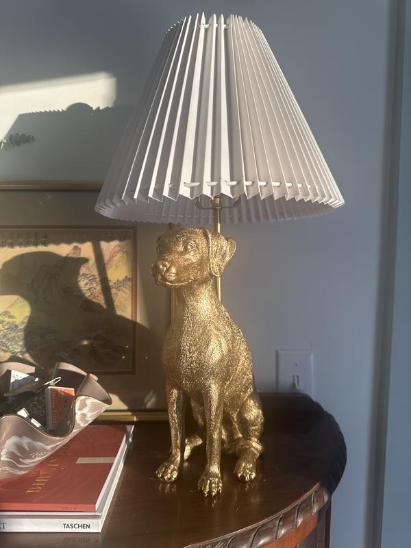 The Icon Table Lamp: Dog Edition | Anthropologie