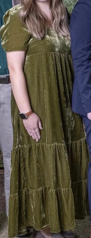 anthropologie velvet empire waist midi dress Velvet Empire Waist Midi Dress