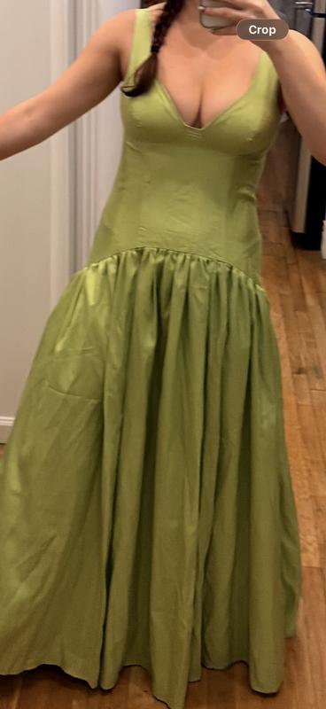 hutch gabriella v-neck drop-waist maxi dress Hutch Gabriella V-neck Drop-waist Maxi Dress
