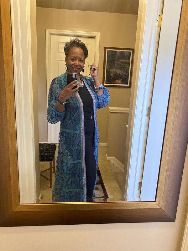 Bl-nk Tulle Duster Kimono | Anthropologie