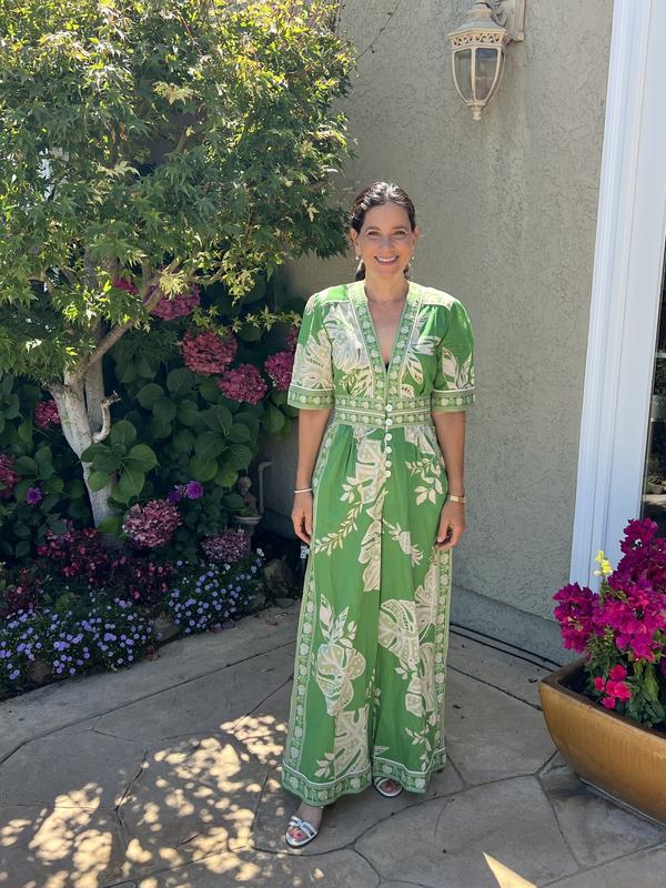 Farm Rio Monstera Wide-Leg Jumpsuit | Anthropologie