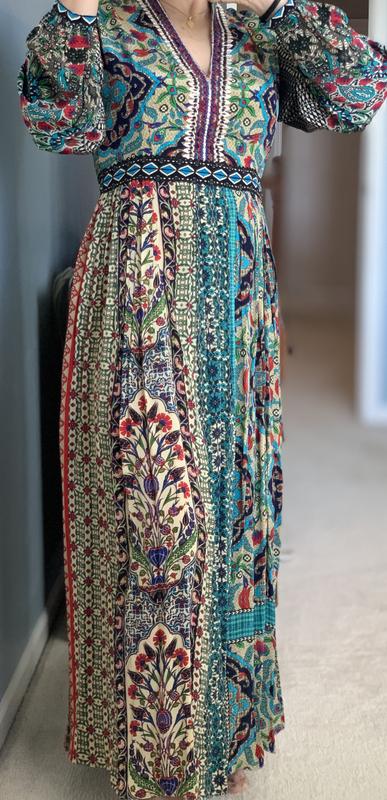 【送込】アンソロポロジー Bhanuni by Jyoti マキシスカートS Bhanuni by Jyoti Patterned Maxi Dress | Anthropologie