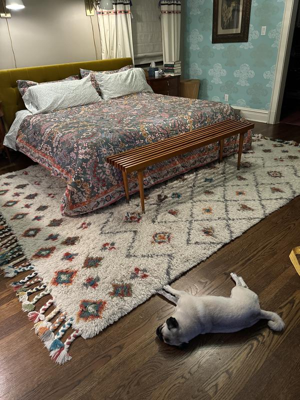 新品アンソロポロジーLeticia キングシャム枕カバー, 2枚セット シングル サイズ ベッド シーツ 枕カバー 三点 3点セット 植物