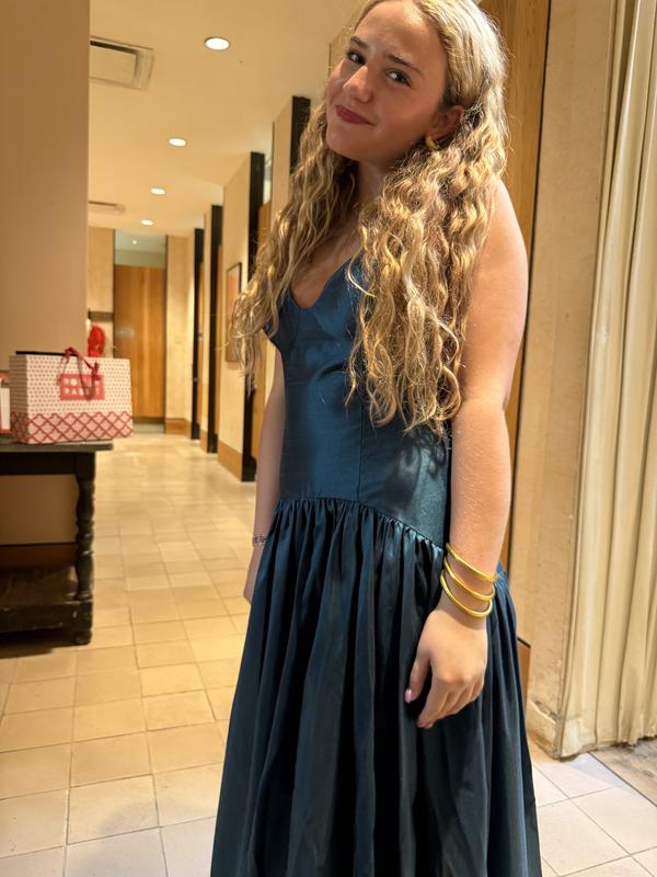 Hutch Gabriella V-Neck Drop-Waist Maxi Dress | Anthropologie