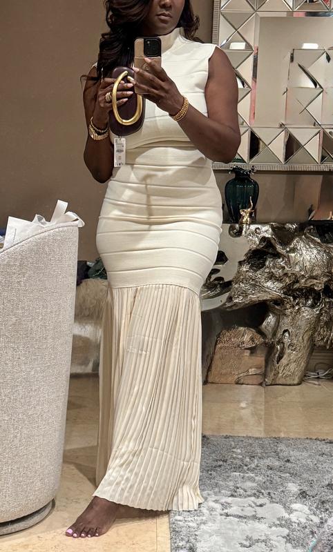 slim fit dress slacks Dory Two Toned Maxi Dress main image 0