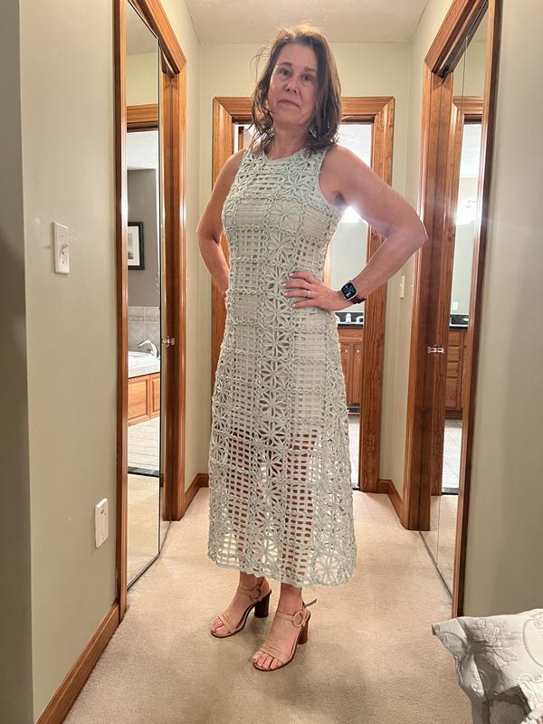 Endless Rose Sleeveless Textured Midi Dress | Anthropologie